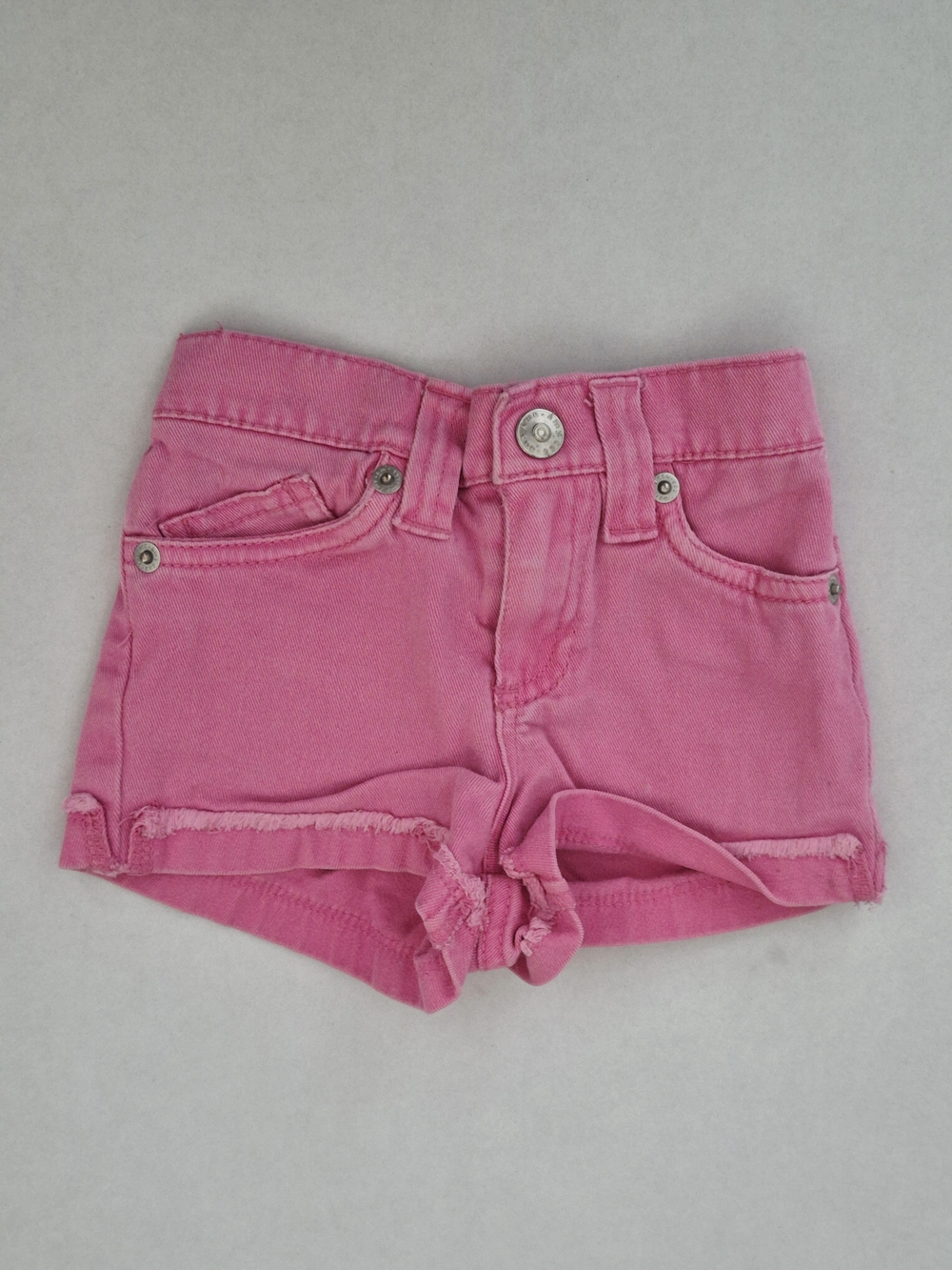 Amy Coe Bright Pink Denim Shorts - 12 Months Baby Toddler